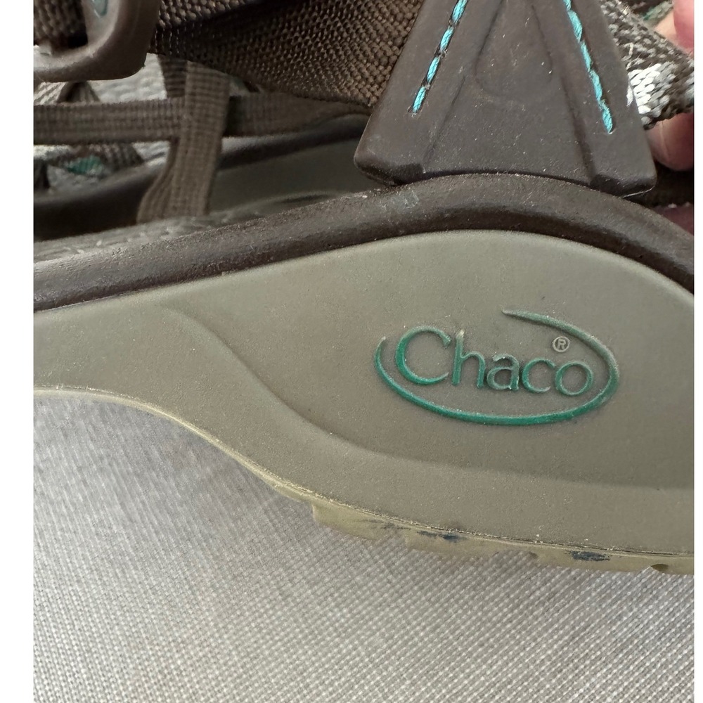 Chaco Womens ZX/2 Classic Sport Sandals Size 8 Brown/Green - Picture 6 of 9
